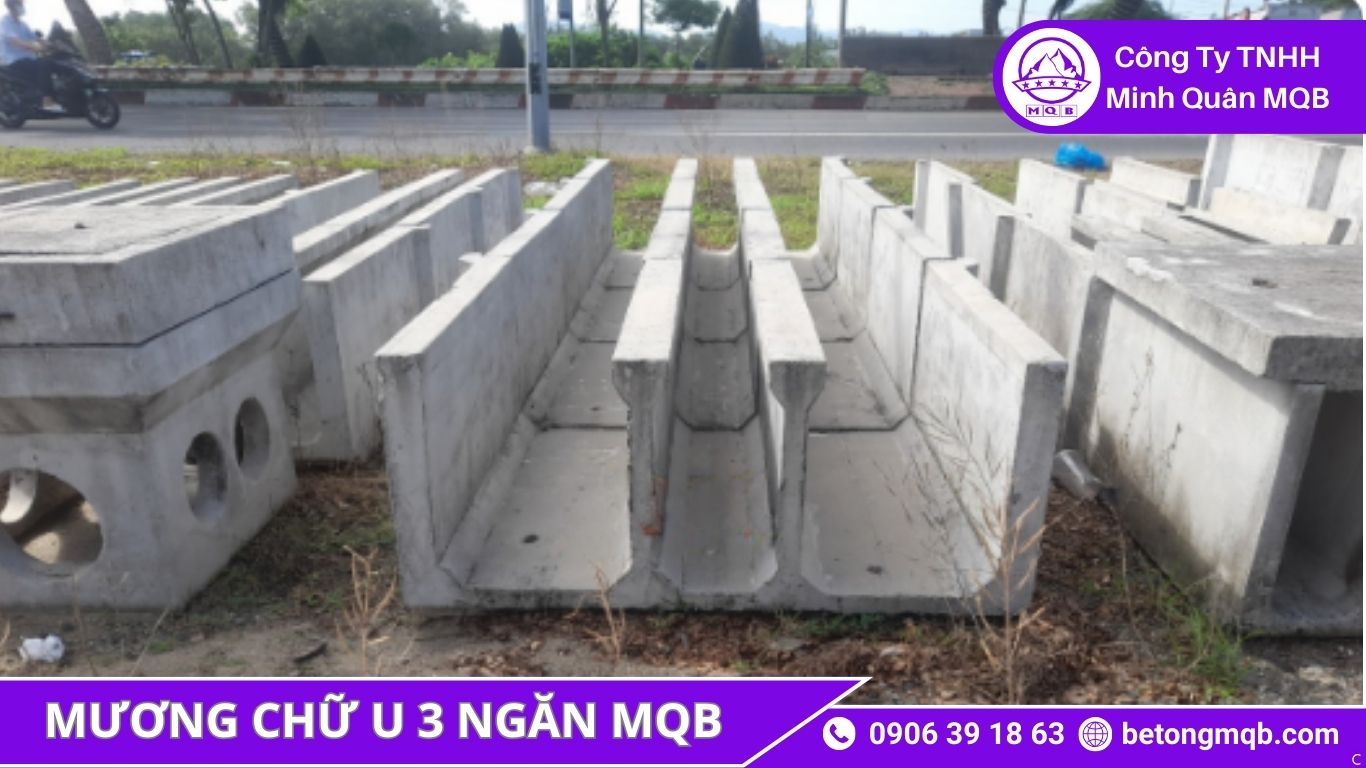 Ứng dụng mương chũ U 3 ngăn pccc kcn