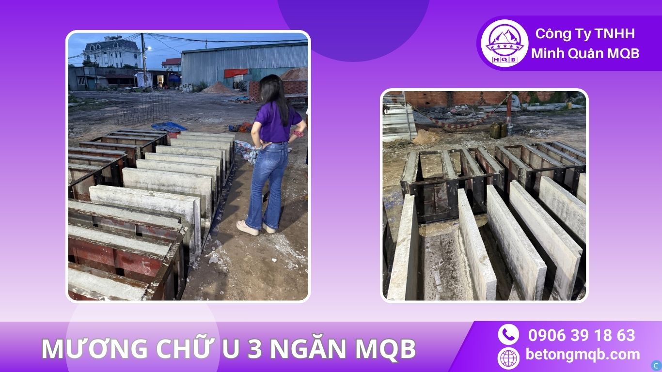 cấu tạo mương chữ U 3 ngăn PCCC