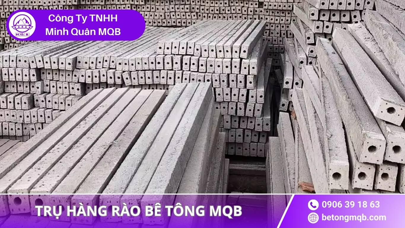 ưu điểm trụ bê tông hàng rào khu dân cư