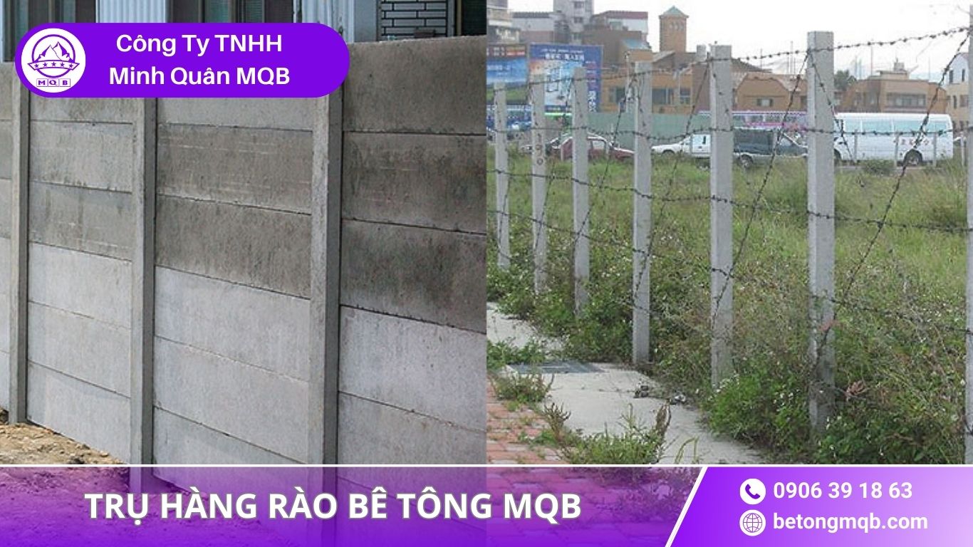 ưu điểm trụ bê tông rào đất nông nghiệp