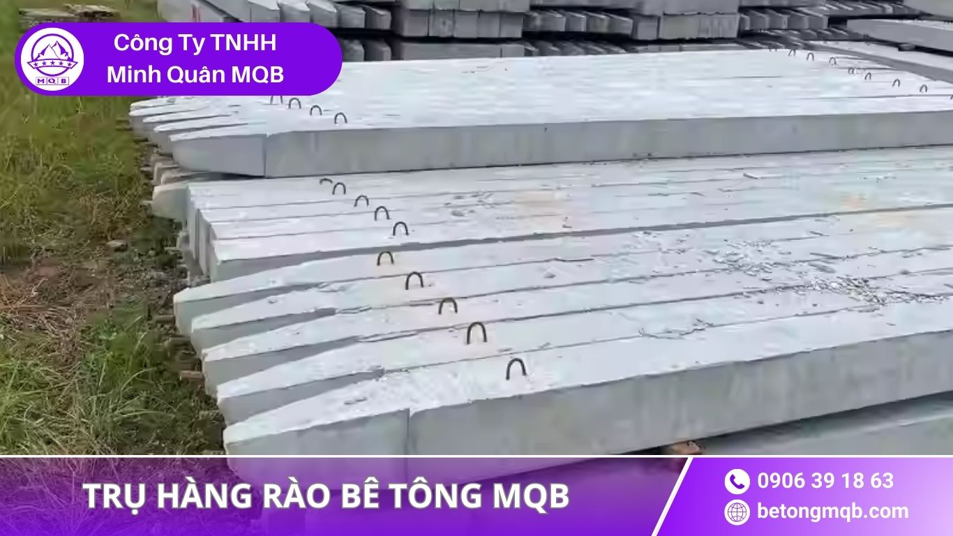 ưu điểm trụ bê tông hàng rào vườn cây