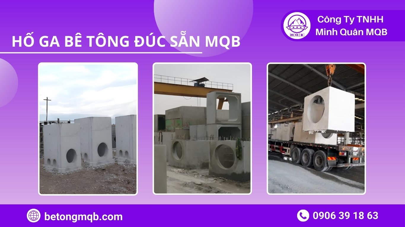 vận hành và bảo trì hố ga bê tông