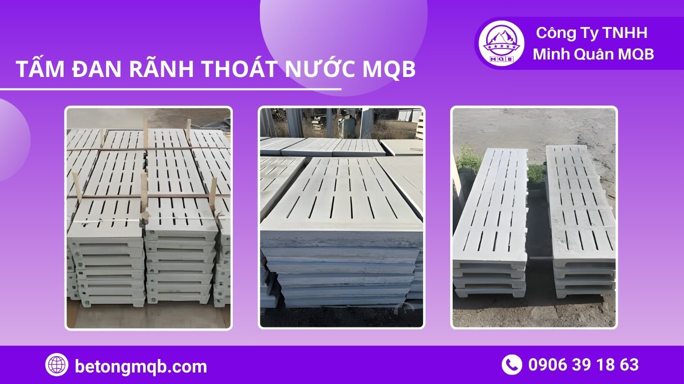 yêu cầu kỹ thuật tấm đan rãnh thoát nước Vũng Tàu