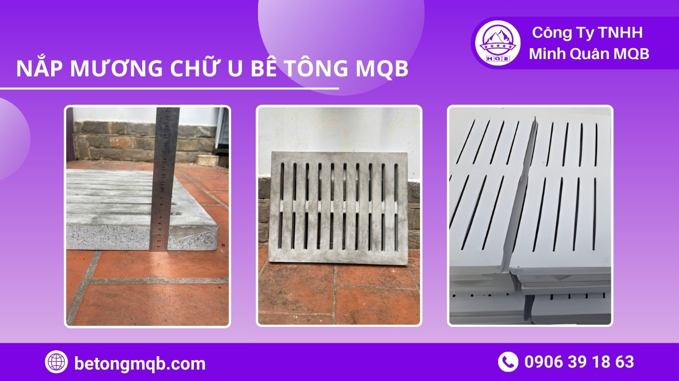 yêu cầu kỹ thuật tấm đan nắp mương chữ U