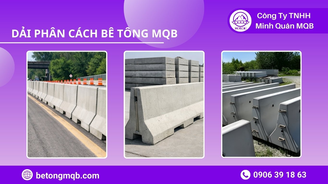 Bàn giao tuyến dải phân cách bê tông