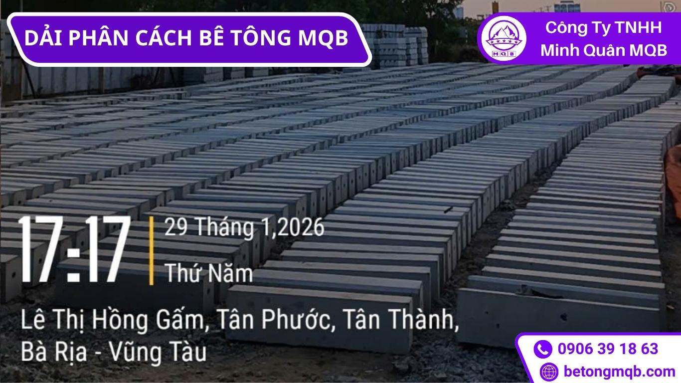 giao bó vỉa bê tông Tân Phước Vũng Tàu