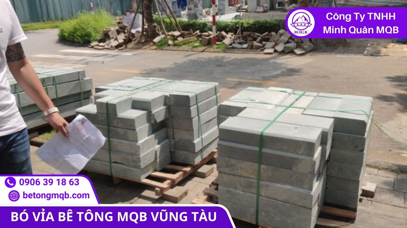 bó vỉa bê tông Vũng Tàu chịu lực bàn giao theo lô kiện