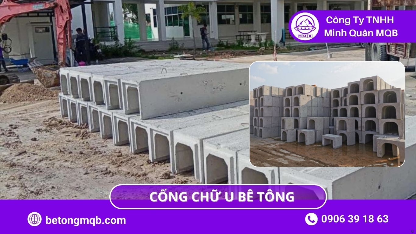8 Yếu Tố Cấu Tạo Cống Chữ U Bê Tông & Khả Năng Chịu Tải 2026 | Bê Tông MQB 1 8 Yếu Tố Cấu Tạo & Khả Năng Chịu Tải Cống Chữ U Bê Tông 2026 | Bê Tông MQB