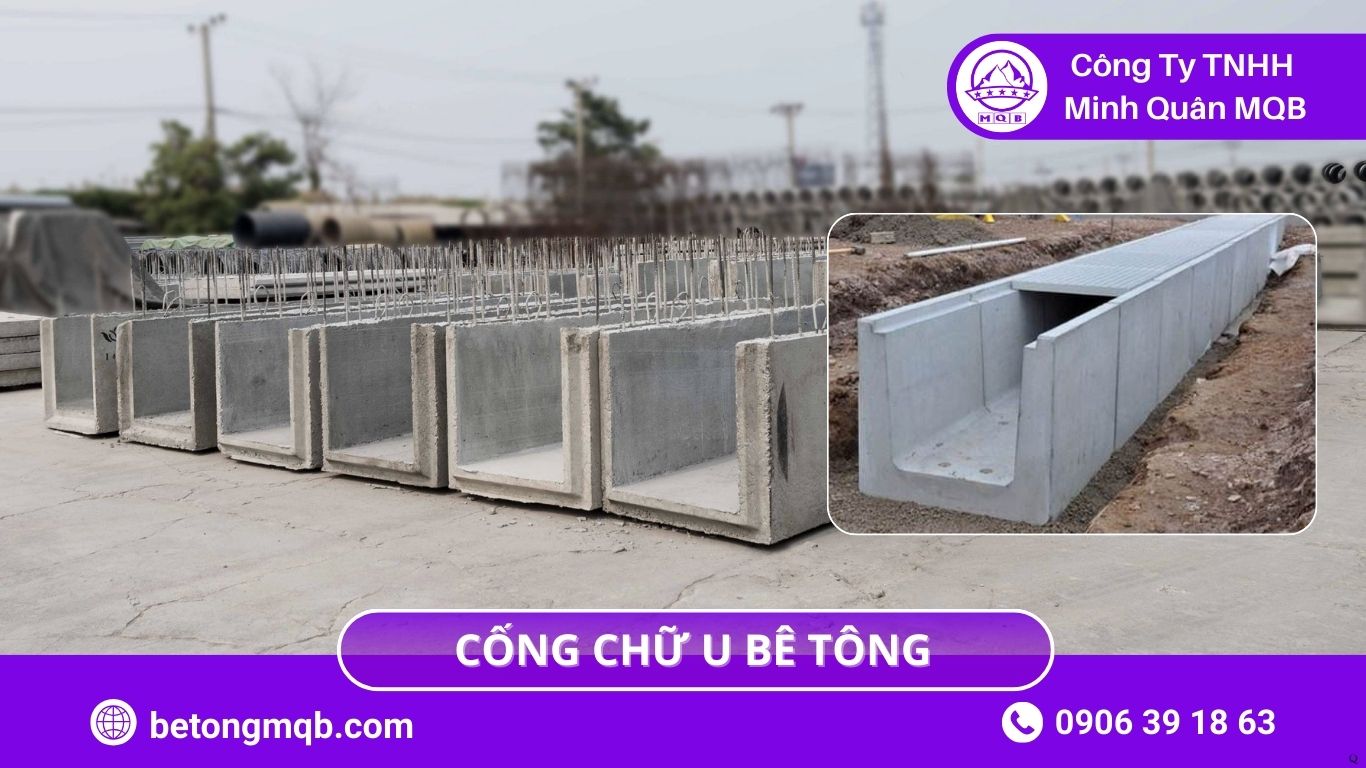 7 Giải Pháp Cống Chữ U Bê Tông Thoát Nước Mưa Lớn, Chống Ngập 2026 | Bê Tông MQB 3 7 Giải Pháp Cống Chữ U Bê Tông Thoát Nước Mưa Lớn, Chống Ngập 2026
