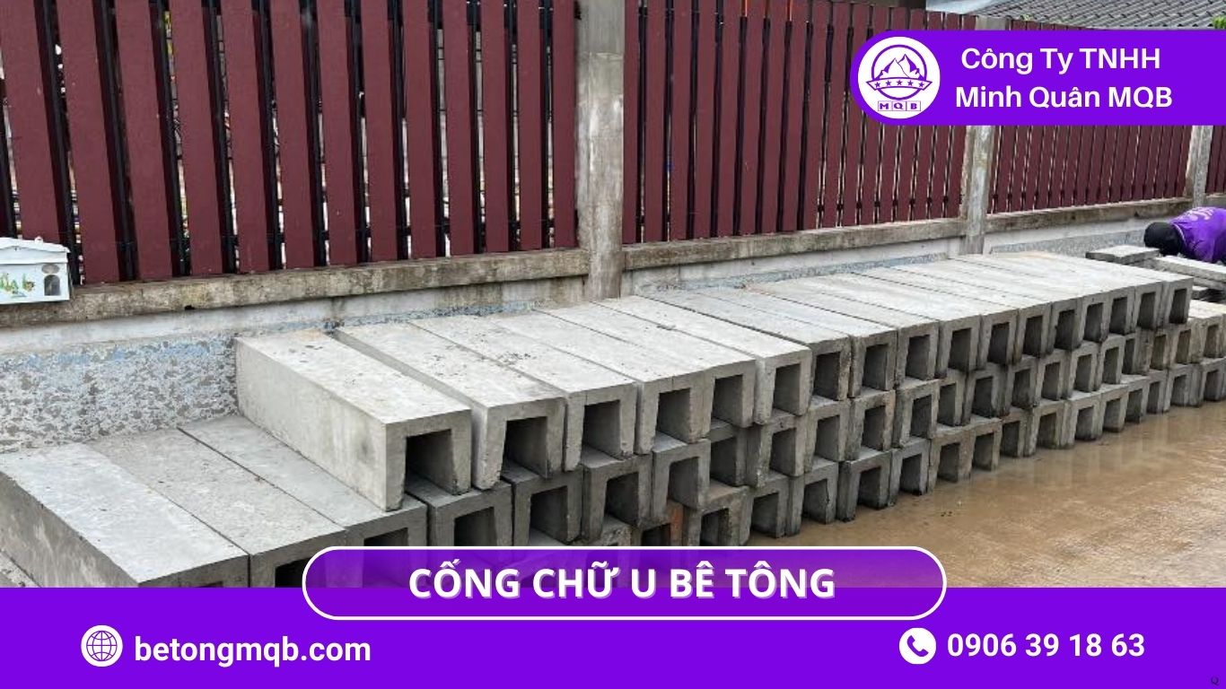 6 Vai Trò Cống Chữ U Bê Tông Trong Khu Công Nghiệp Mới 2026 | Bê Tông MQB 3 6 Vai Trò Cống Chữ U Bê Tông Trong Khu Công Nghiệp Mới 2026