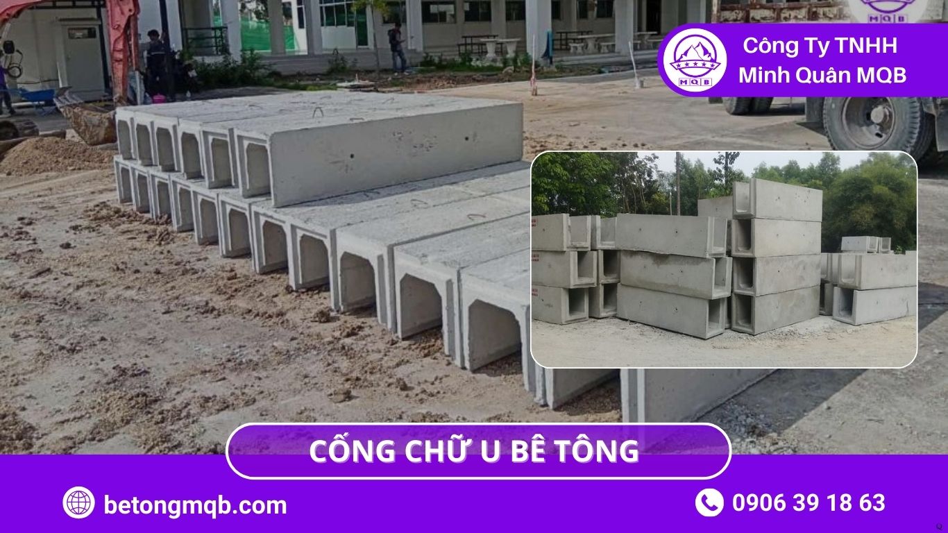 7 So Sánh Cống Chữ U Bê Tông Với Các Giải Pháp Thoát Nước Phổ Biến 2026 | Bê Tông MQB