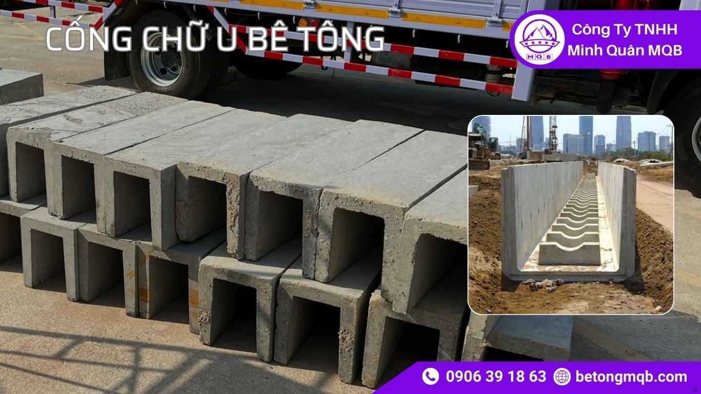 8 Tiêu Chí Lựa Chọn Cống Chữ U Bê Tông Phù Hợp Cho Công Trình Hạ Tầng 2026 | Bê Tông MQB 3 8 Tiêu Chí Lựa Chọn Cống Chữ U Bê Tông Phù Hợp Cho Công Trình Hạ Tầng 2026