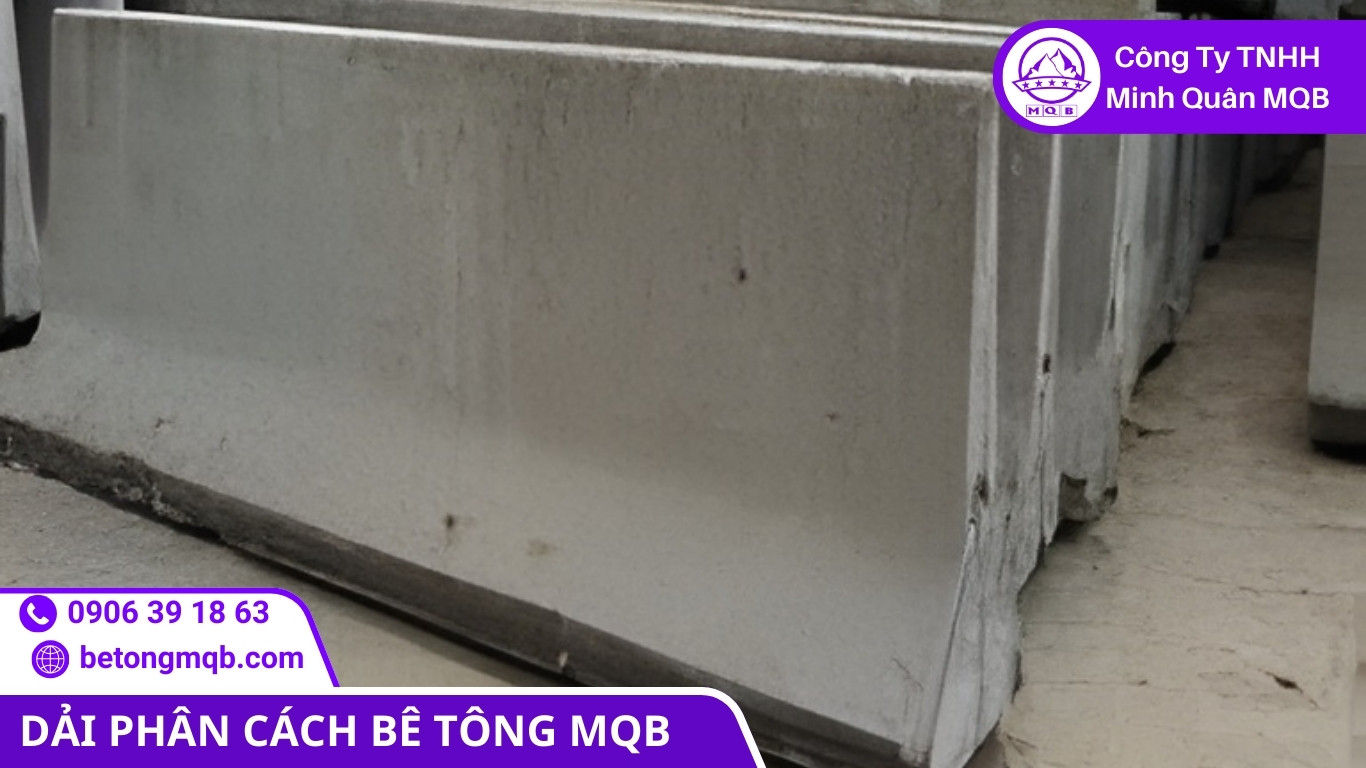 Dải phân cách bê tông module hóa cẩu lắp căn tim tuyến