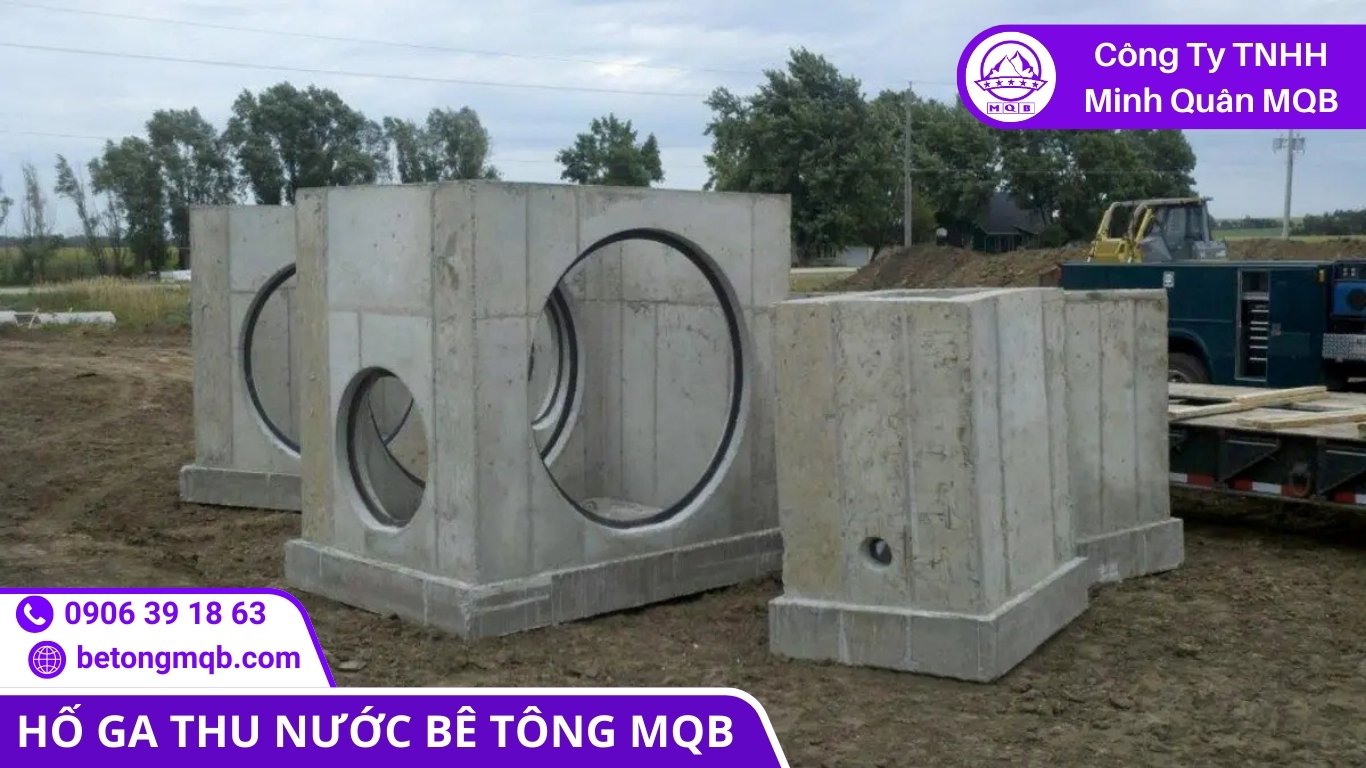 ga thu nước mưa cấu hình miệng thu và hố lắng hạn chế nghẹt