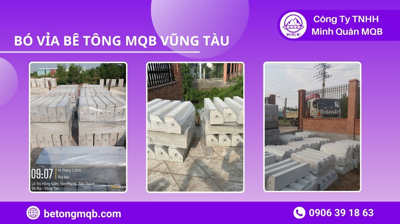 giao hàng bó vỉa bê tông Vũng Tàu lập hồ sơ bàn giao và lưu ảnh hiện trường
