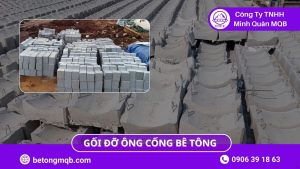 Gối đỡ ống cống bê tông cho địa hình dốc – giải pháp an toàn 2026 | Bê Tông MQB