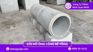 Giải pháp tiết kiệm chi phí sản xuất gối đỡ ống cống bê tông
