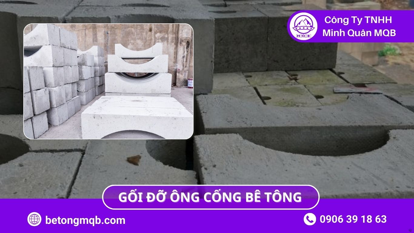 Giải pháp tiết kiệm chi phí sản xuất gối đỡ ống cống bê tông 2026 | Bê Tông MQB 2 Giải pháp tiết kiệm chi phí sản xuất gối đỡ ống cống bê tông | Bê Tông