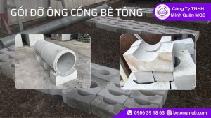 Tối ưu cấp phối bê tông cho gối đỡ ống cống năm 2026
