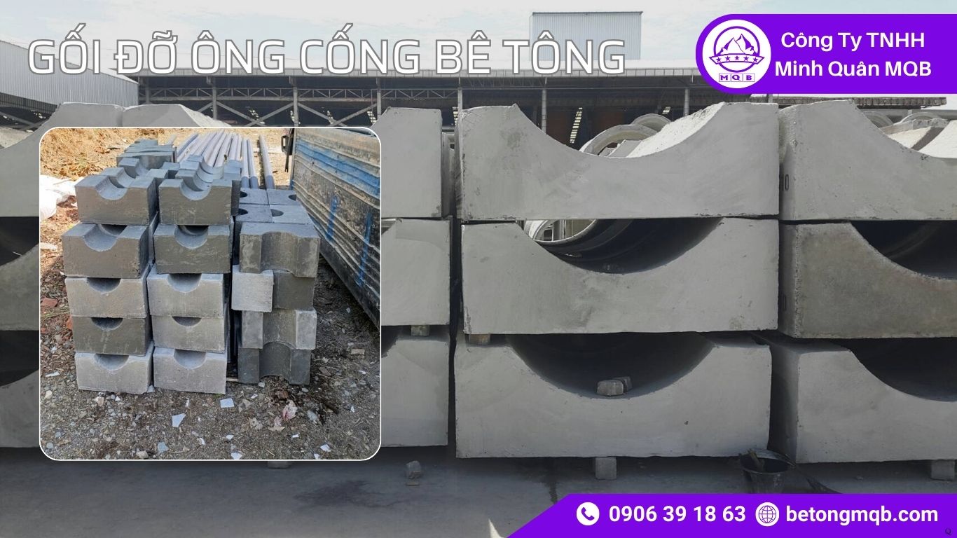 Tối ưu cấp phối bê tông cho gối đỡ ống cống năm 2026 | Bê Tông 