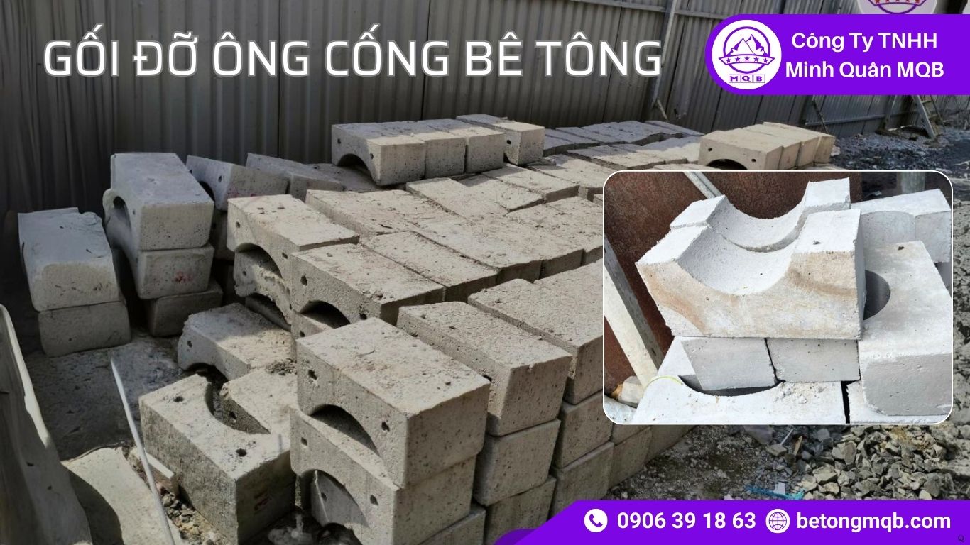 Tối ưu cấp phối bê tông cho gối đỡ ống cống năm 2026 | Bê Tông MQB
