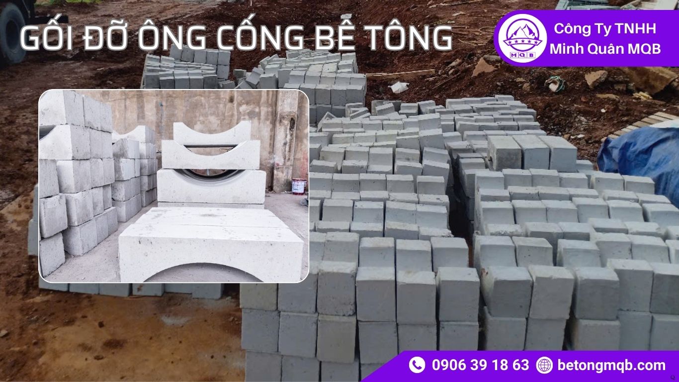 Gối đỡ ống cống bê tông thân thiện môi trường – Xu hướng 2026 | Bê Tông 