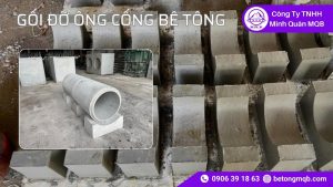 Gối đỡ ống cống bê tông thân thiện môi trường – Xu hướng 2026 | Bê Tông MQB