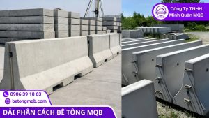 Hồ sơ theo lô - quy chuẩn dải phân cách bê tông