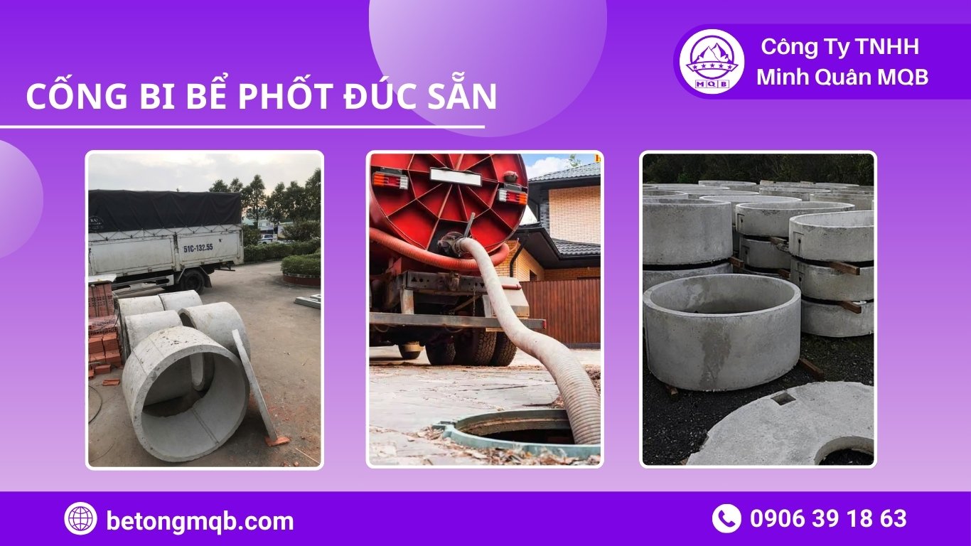 MQB hỗ trợ checklist vận hành và hút bùn bể phốt định kỳ