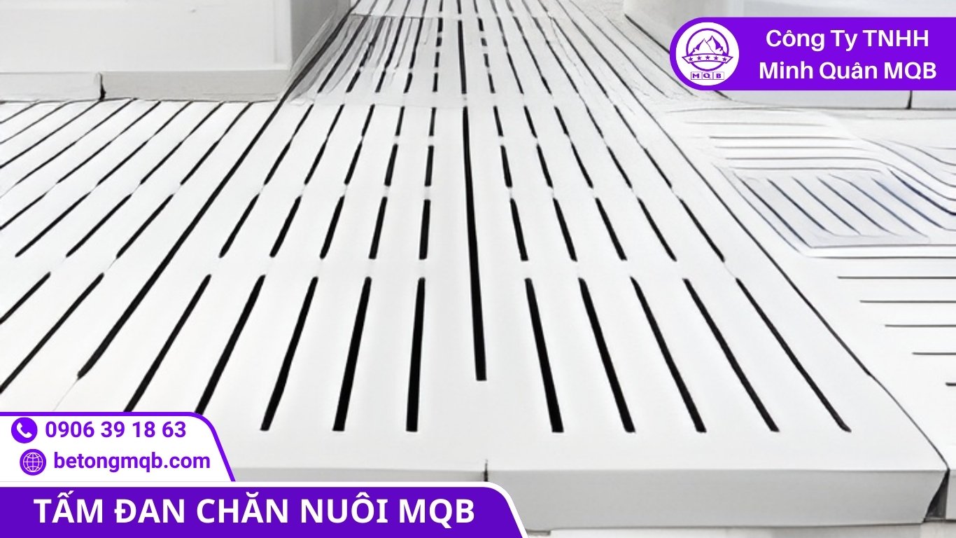 Nhịp đỡ và gối tựa trong kết cấu sàn chuồng trại công nghiệp