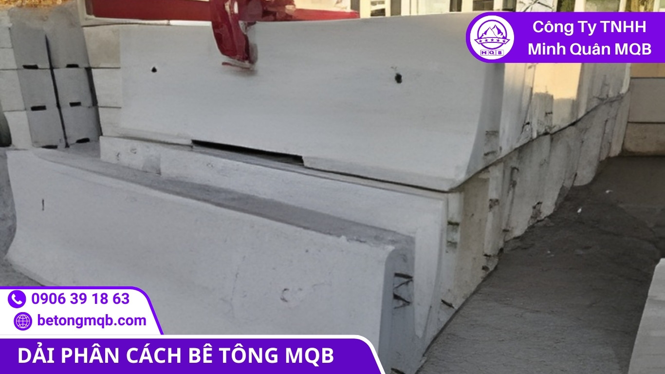 7 Điểm Cốt Lõi Kết Cấu Dải Phân Cách Bê Tông | Bê Tông MQB 1 Mặt cắt và kết cấu dải phân cách bê tông