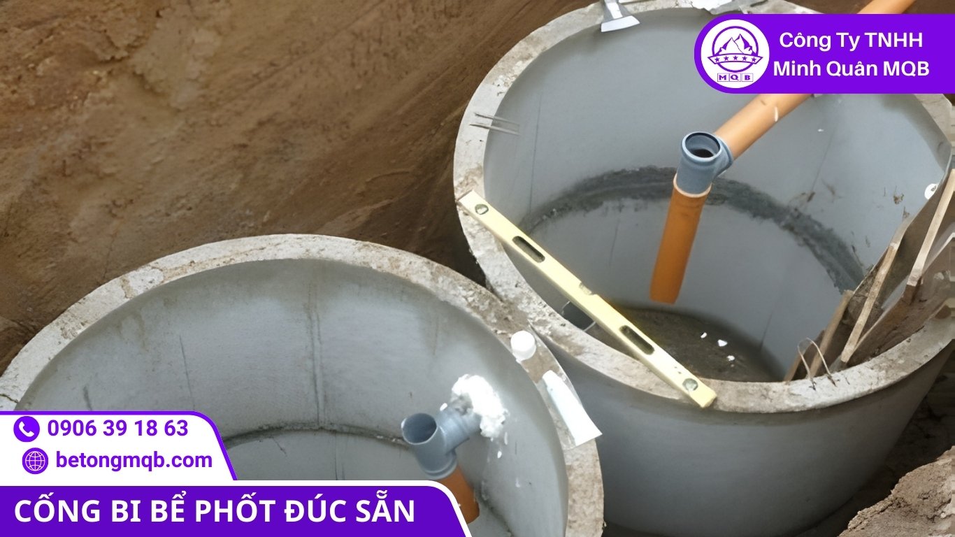 Thử kín bể phốt và kiểm tra độ kín cổ ống trước nghiệm thu