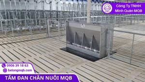 Cấu tạo tấm đan bê tông chăn nuôi trong chuồng trại