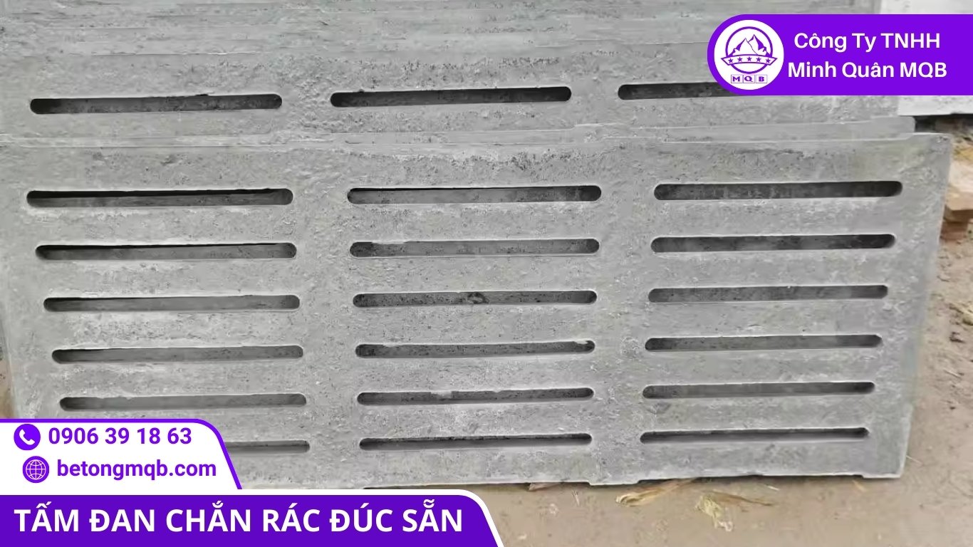 Tấm đan chắn rác bê tông tích hợp nhiều chức năng