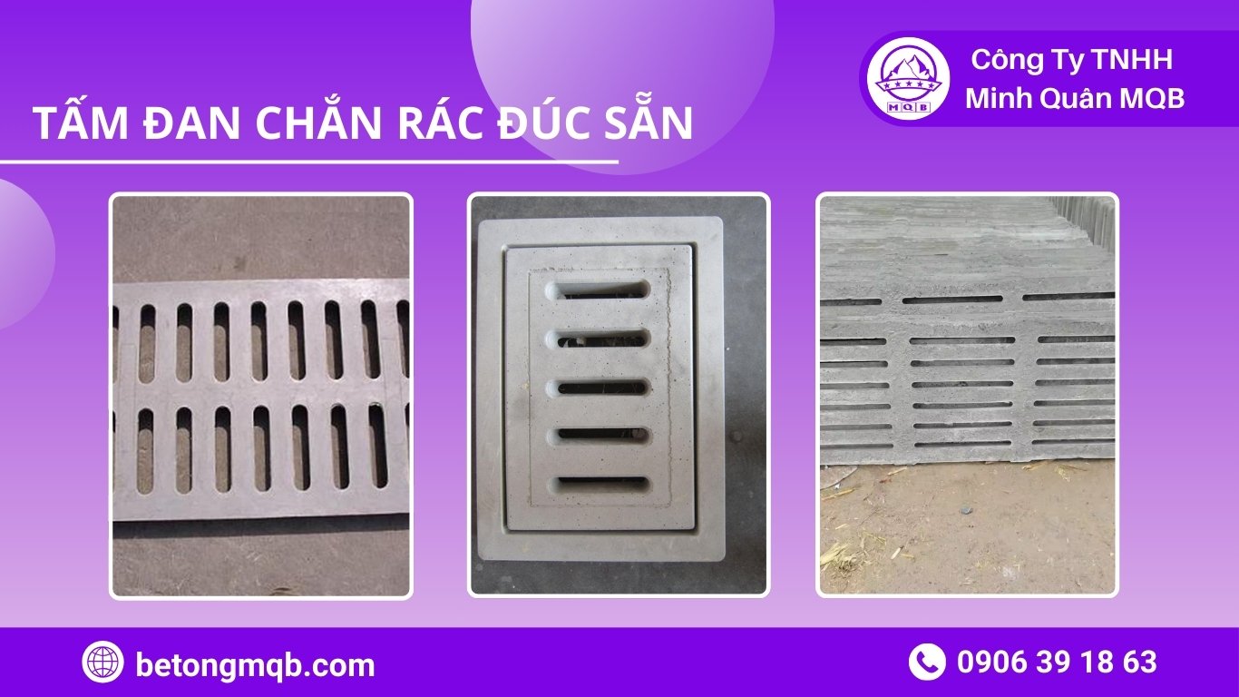 Tư vấn lựa chọn tấm đan chắn rác bê tông cho hệ thống thoát nước