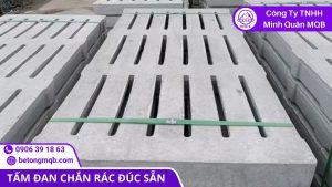 Nghẹt rãnh do tấm đan chắn rác khu công nghiệp không phù hợp