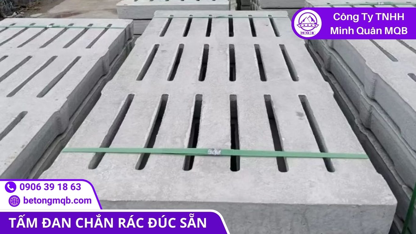 Nghẹt rãnh do tấm đan chắn rác khu công nghiệp không phù hợp