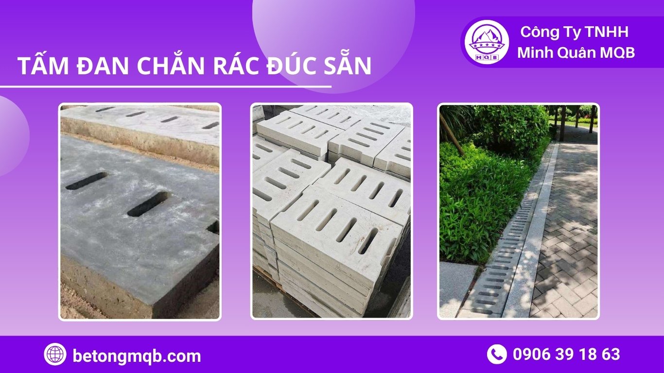 Tư vấn giải pháp tấm đan chắn rác khu dân cư giảm ngập cục bộ