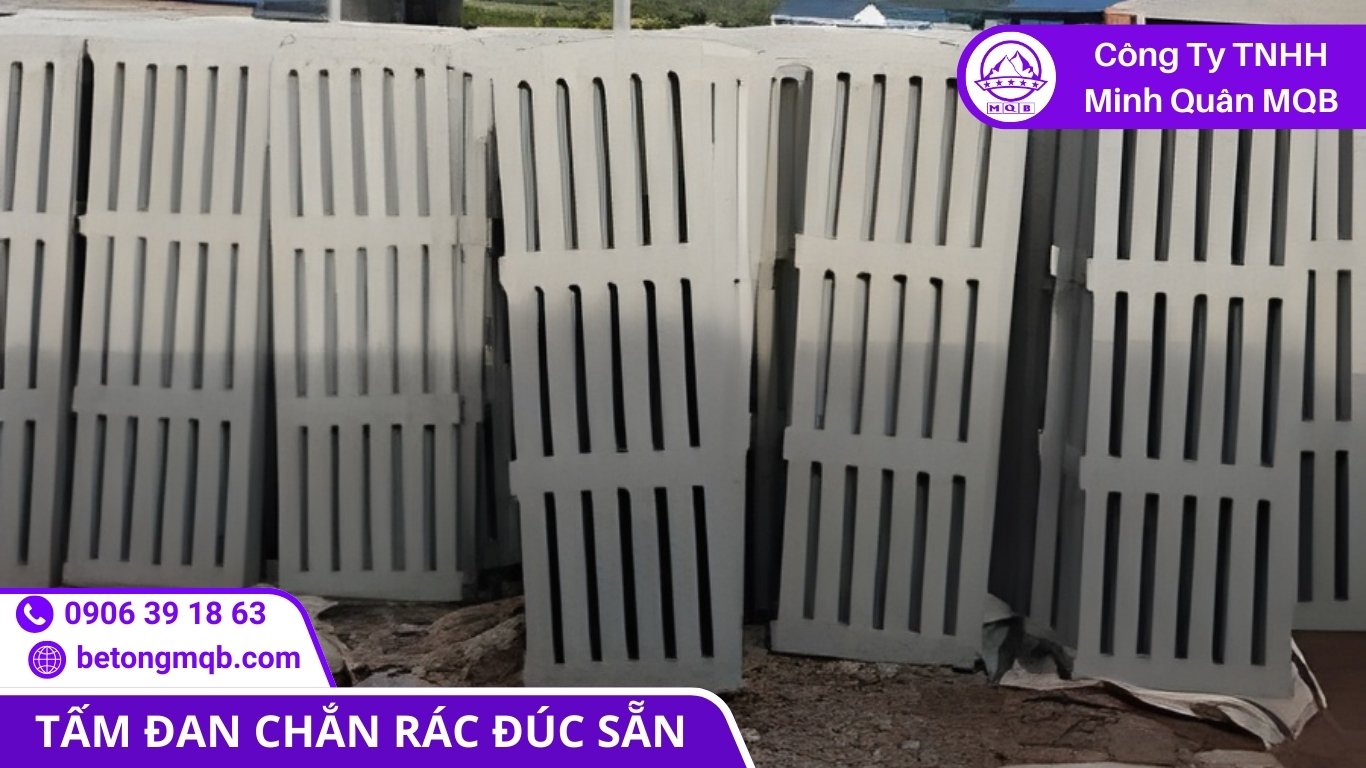 Tấm đan chắn rác kém gây nghẹt rãnh thoát nước