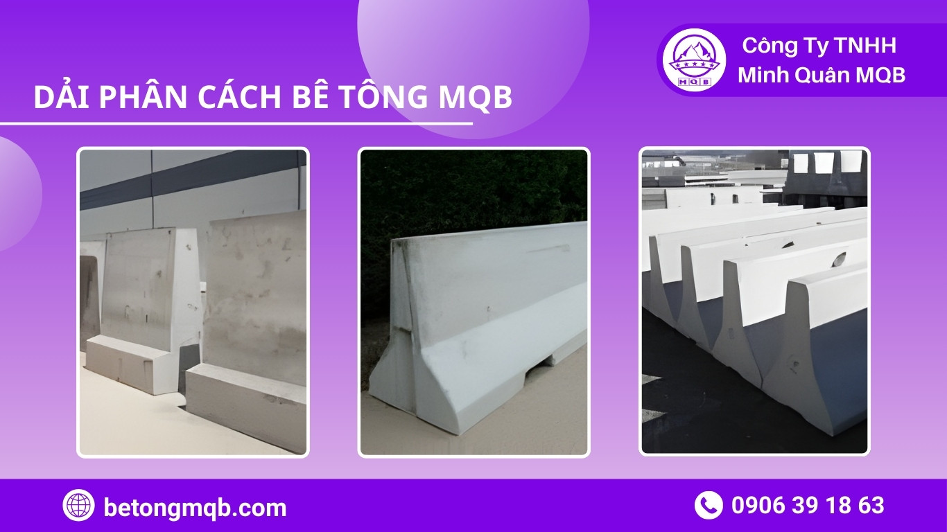 10 Bước Thi Công Dải Phân Cách Bê Tông Chuẩn | Bê Tông MQB 4 Thi công dải phân cách bê tông bàn giao tuyến