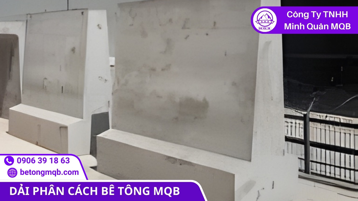 10 Bước Thi Công Dải Phân Cách Bê Tông Chuẩn | Bê Tông MQB 1 Thi công dải phân cách bê tông khảo sát nền tim tuyến