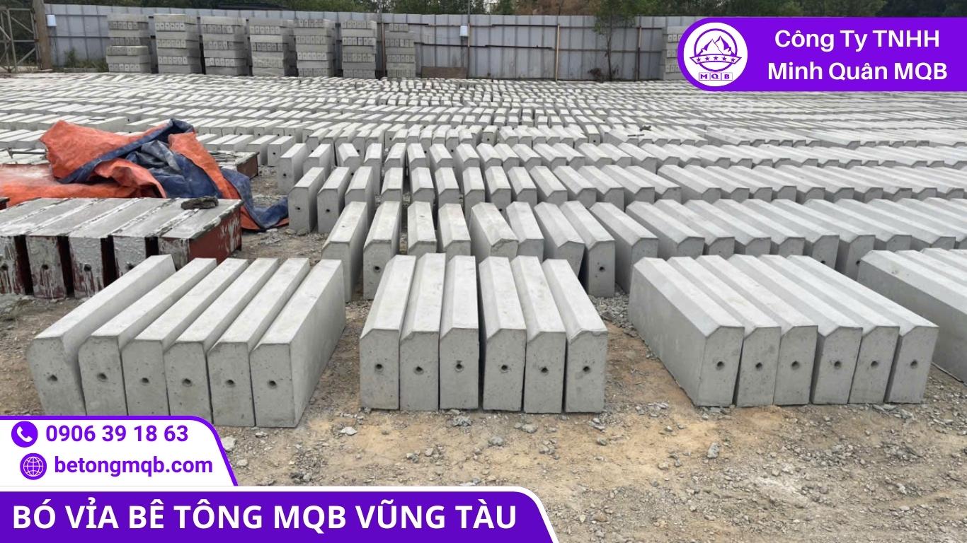 Bãi phơi bó vỉa bê tông rộng lớn với sức chứa hơn 5000 viên tại xưởng MQB