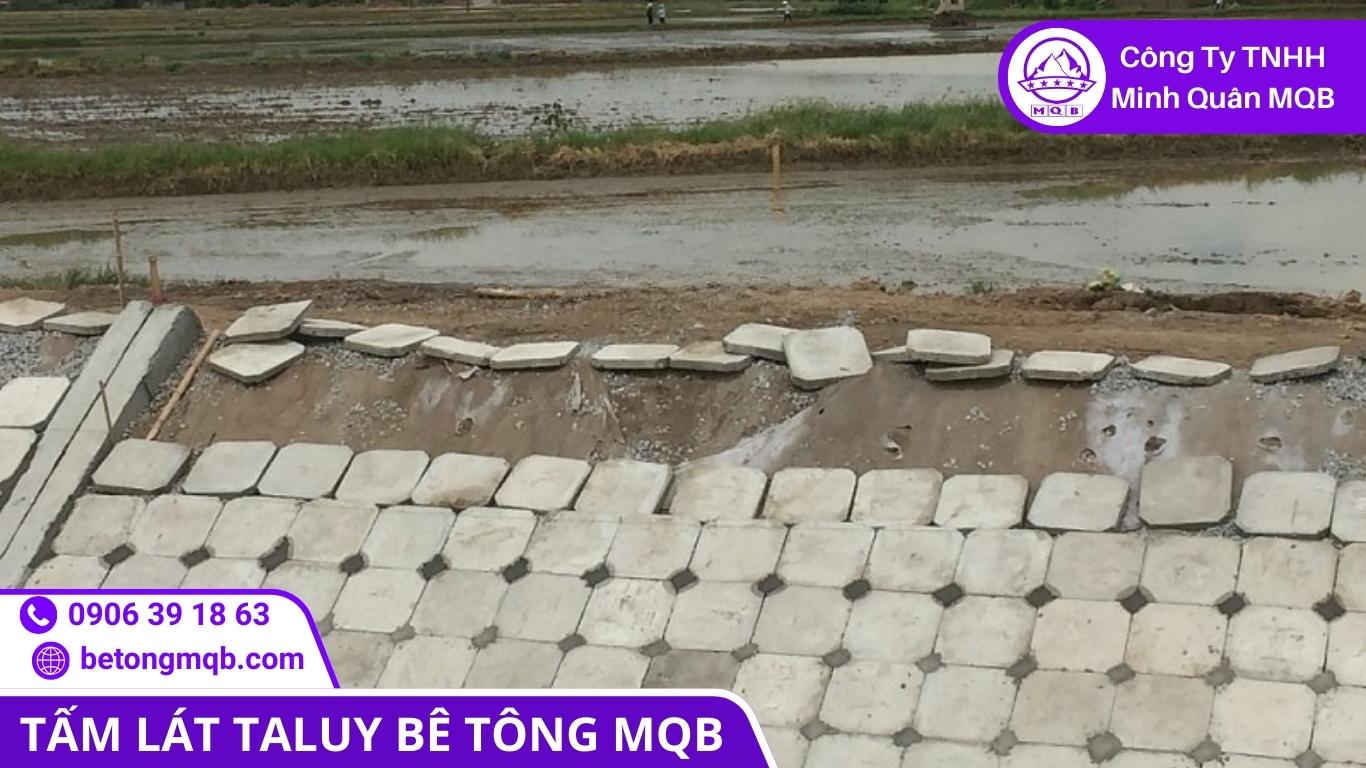 Thi công bê tông lót giúp ổn định nền trước khi đặt tấm