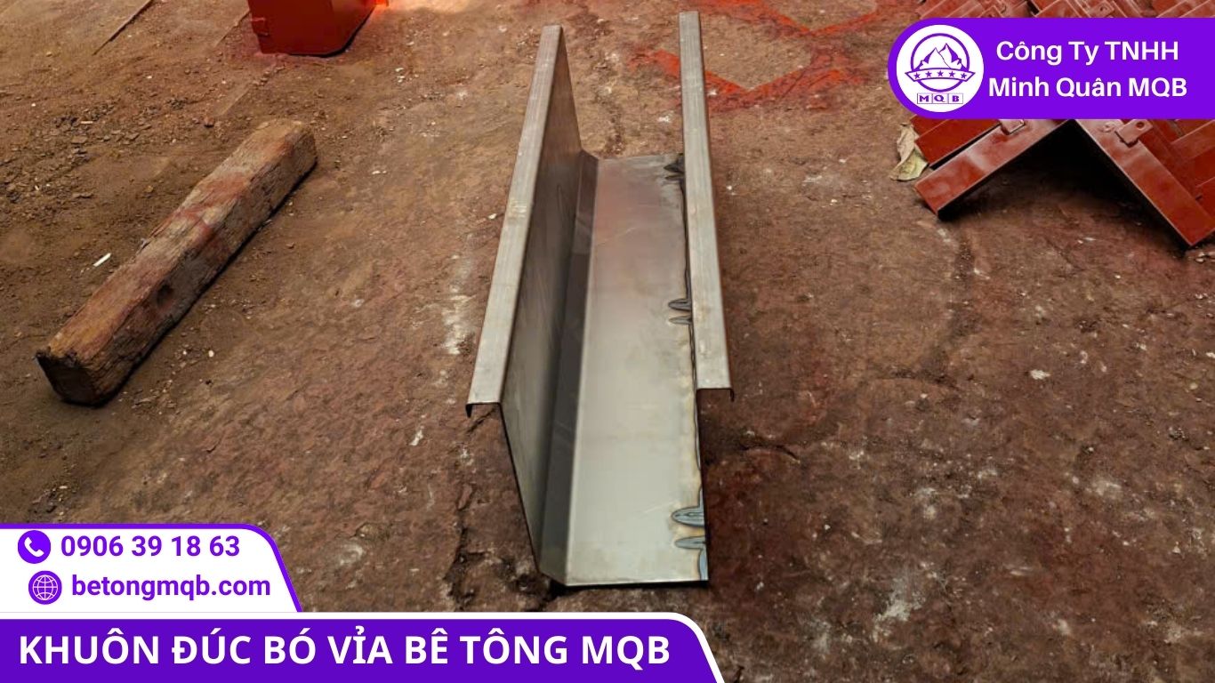 Tổng hợp các loại khuôn đúc bê tông bằng thép: Khuôn vát, khuôn đứng, khuôn bo góc
