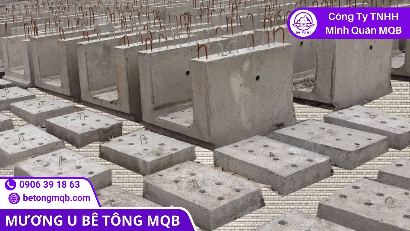 5 Bước Thi Công Mương U Bê Tông Lắp Ghép Theo Đoạn | Bê Tông MQB 3 Cẩu lắp module mương U và căn chỉnh cao độ theo từng đốt