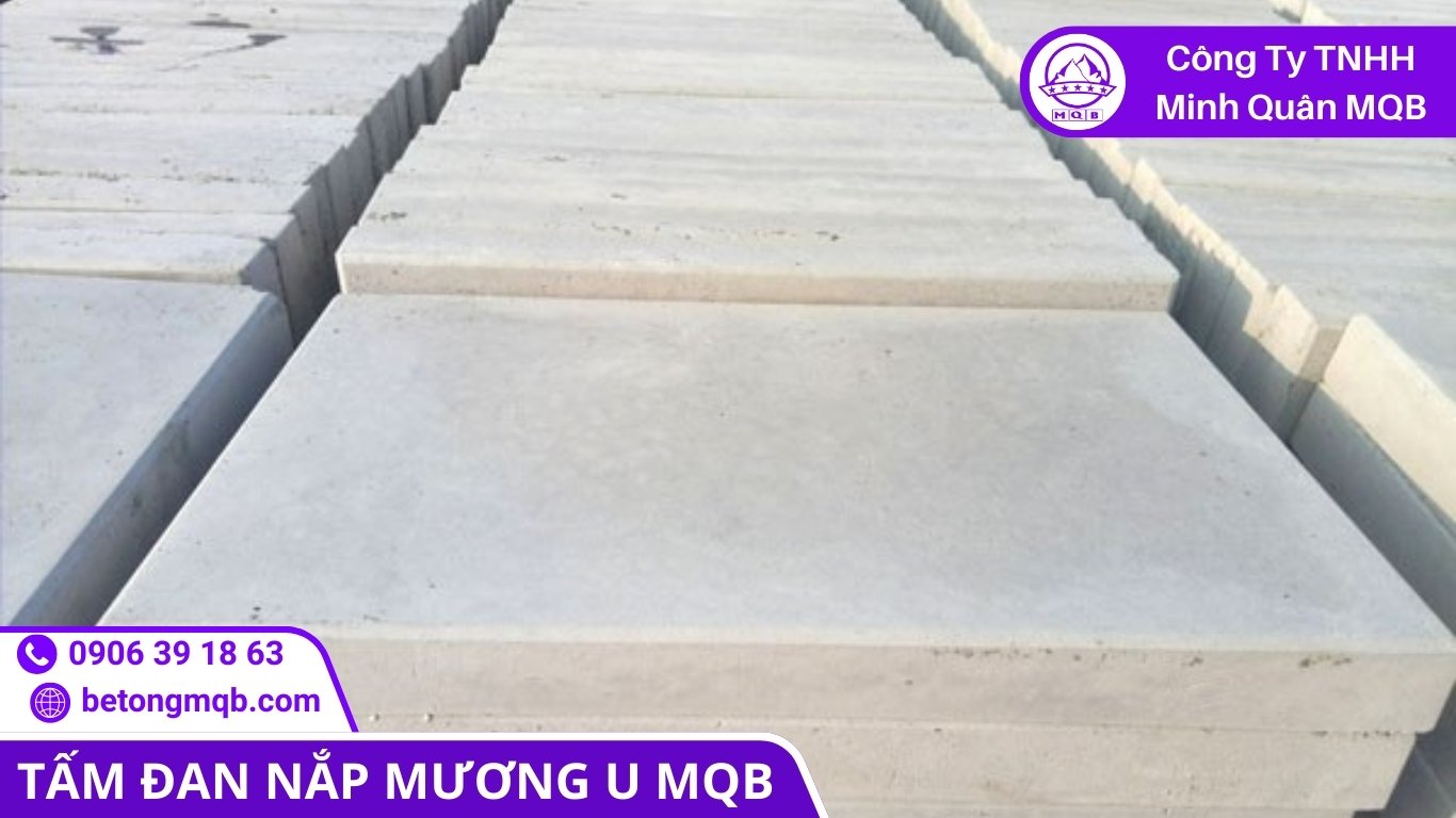 5 Bước Chọn Tấm Đan Nắp Mương Chữ U Chịu Tải Xe Nâng | Bê Tông MQB 3 Cốt thép chịu lực và chiều dày tấm đan nắp mương cho khu vực xe nâng