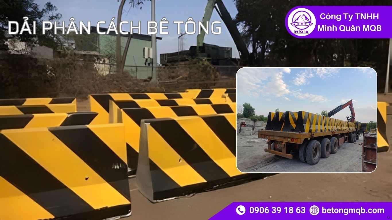 7 Bước Xử Lý Lún Lệch Dải Phân Cách Bê Tông Sau Mùa Mưa MQB