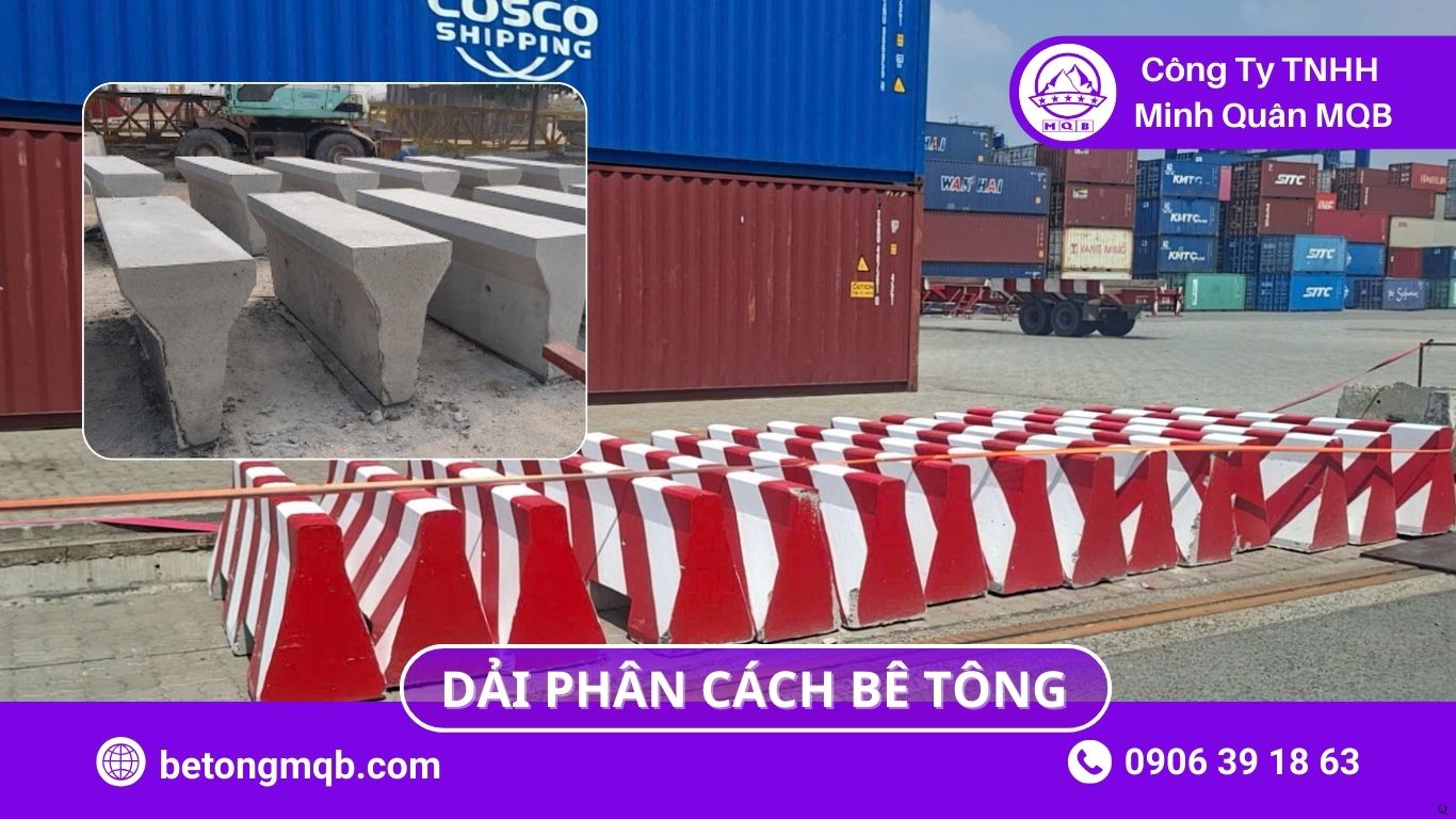 7 Lưu Ý Dải Phân Cách Bê Tông Cho Đường Khu Công Nghiệp MQB