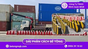8 Lưu Ý Dải Phân Cách Bê Tông Cho Tuyến Xe Container Ít Phát Sinh MQB