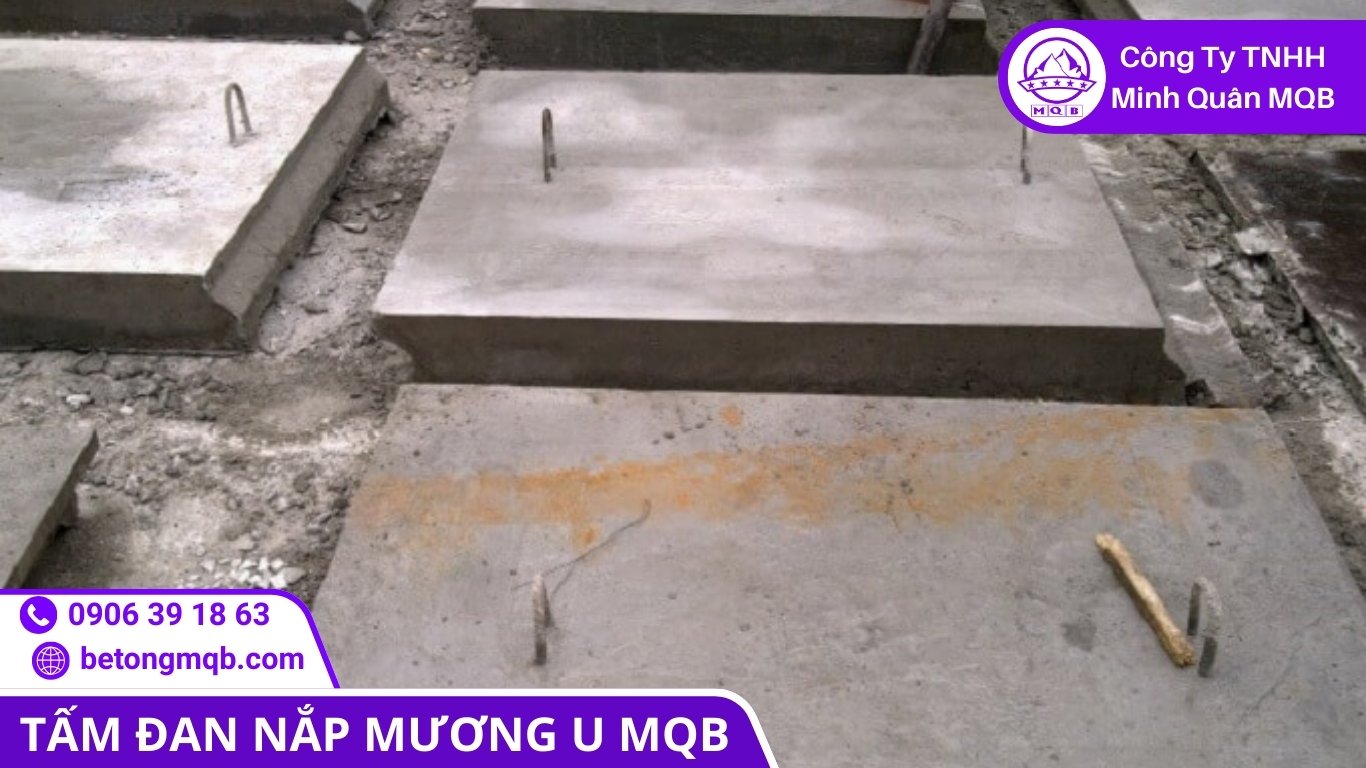 5 Bước Chọn Tấm Đan Nắp Mương Chữ U Chịu Tải Xe Nâng | Bê Tông MQB 2 Gối tựa và chống kênh nắp cho tấm đan nắp mương chữ U chịu tải xe nâng